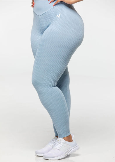 Go Girl Yoga Pants Powder Blue